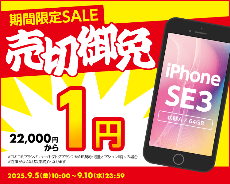 期間限定SALE