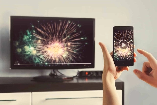 画像：iPhone：「AirPlay」機能を使用する