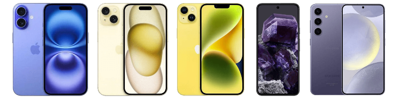 画像：機種変更したいスマホを選ぶ